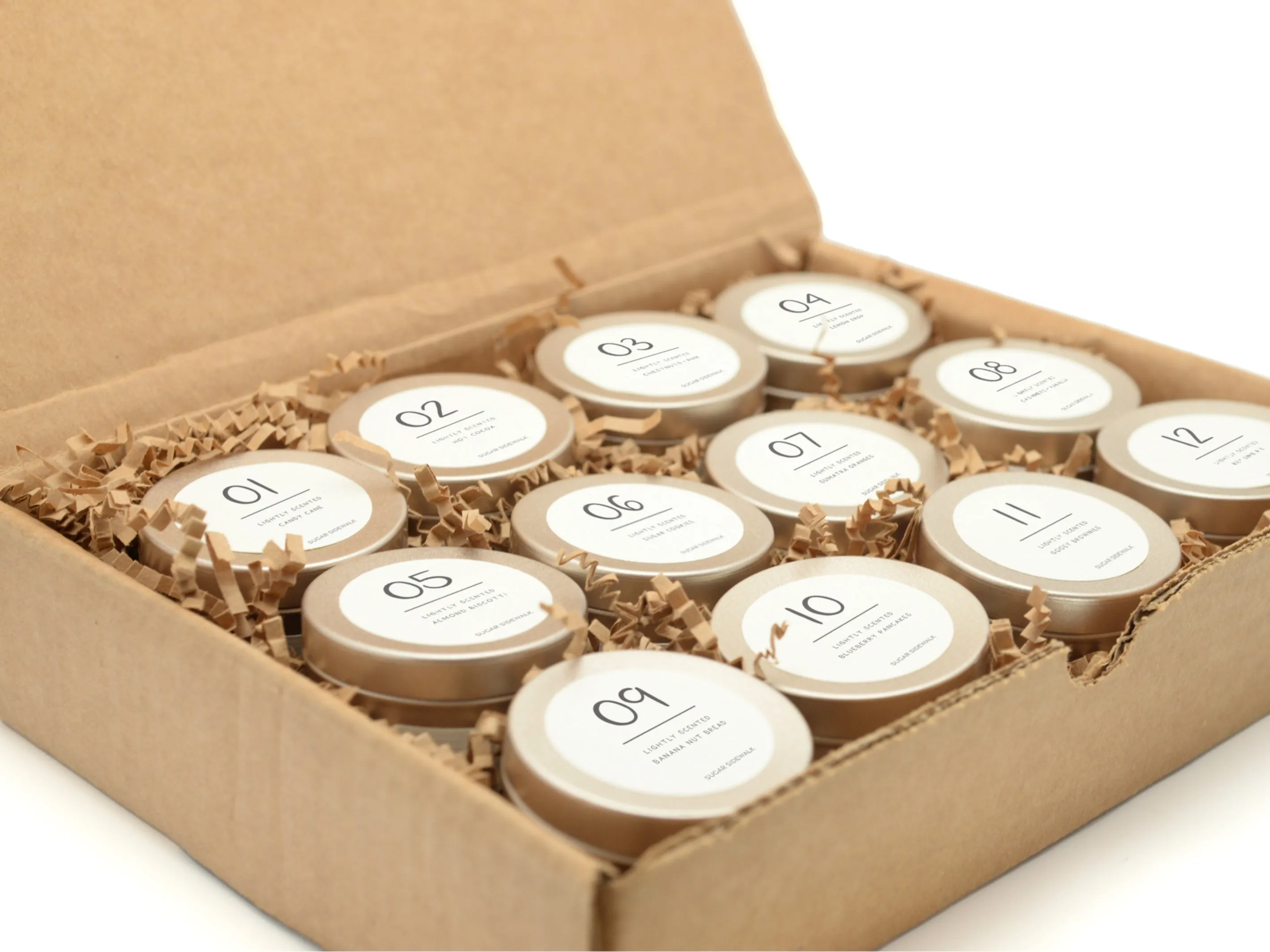 12 Days of Christmas Candle Gift Set with Funny PG-13 Labels
