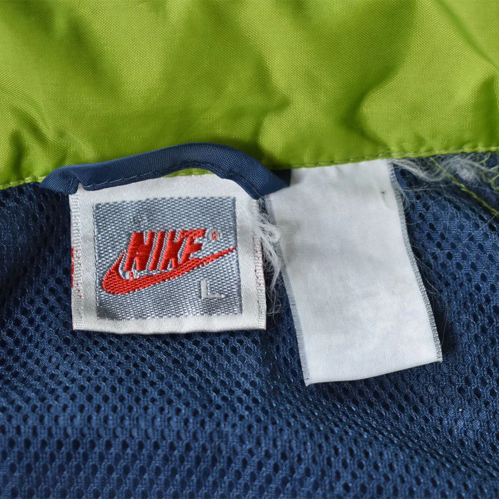 80's　NIKE/ナイキ swoosh 刺繍ロゴ ナイロンジャケット　230725