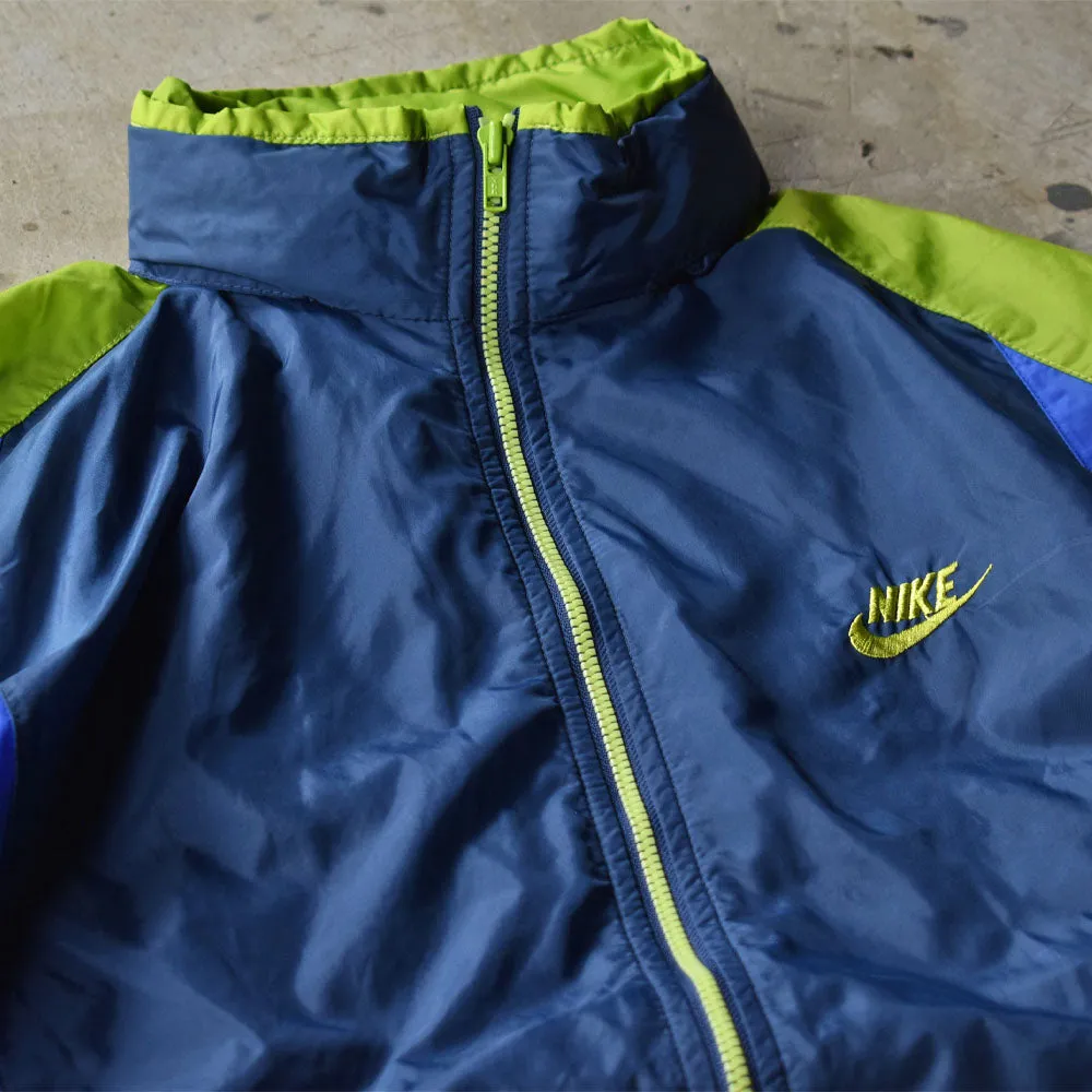 80's　NIKE/ナイキ swoosh 刺繍ロゴ ナイロンジャケット　230725