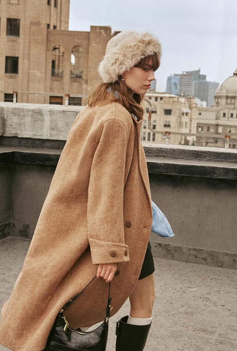 Allister Wool Coat - Camel