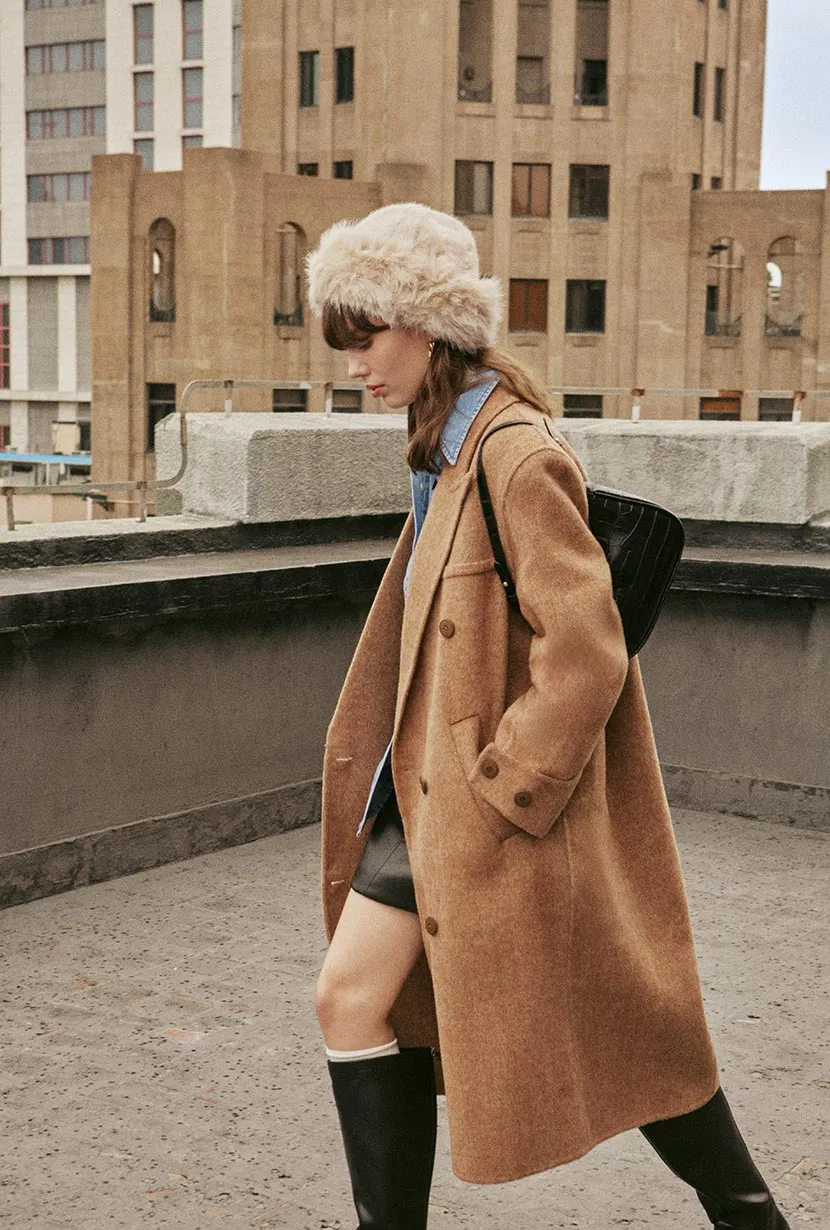 Allister Wool Coat - Camel