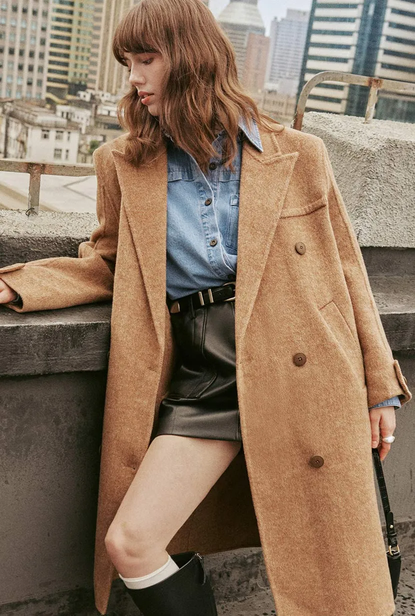 Allister Wool Coat - Camel