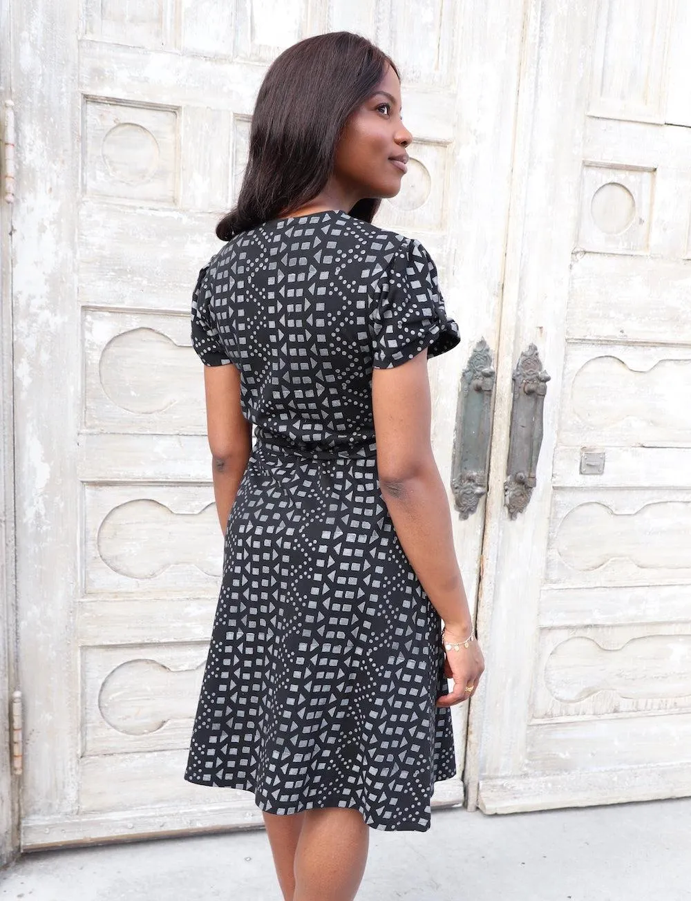 Arabella Organic Wrap Dress