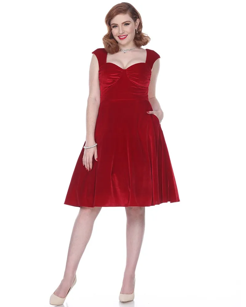 Bettie On Holiday Crushed Velvet