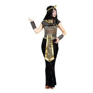 Black Egyptian Queen Adults Halloween Costume Dress Up