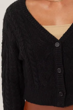 BLACK JEWEL CARDIGAN