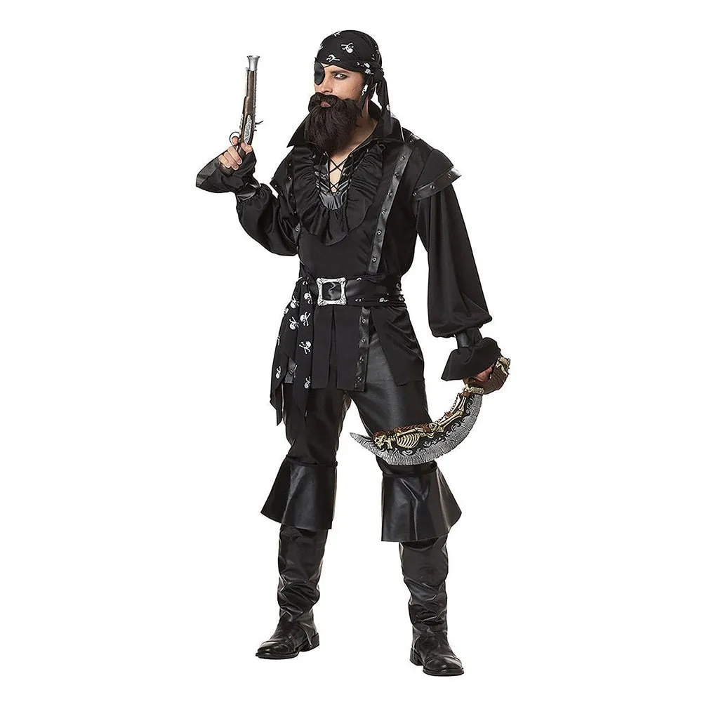 Black Pirates Adults Halloween Costume Dress Up