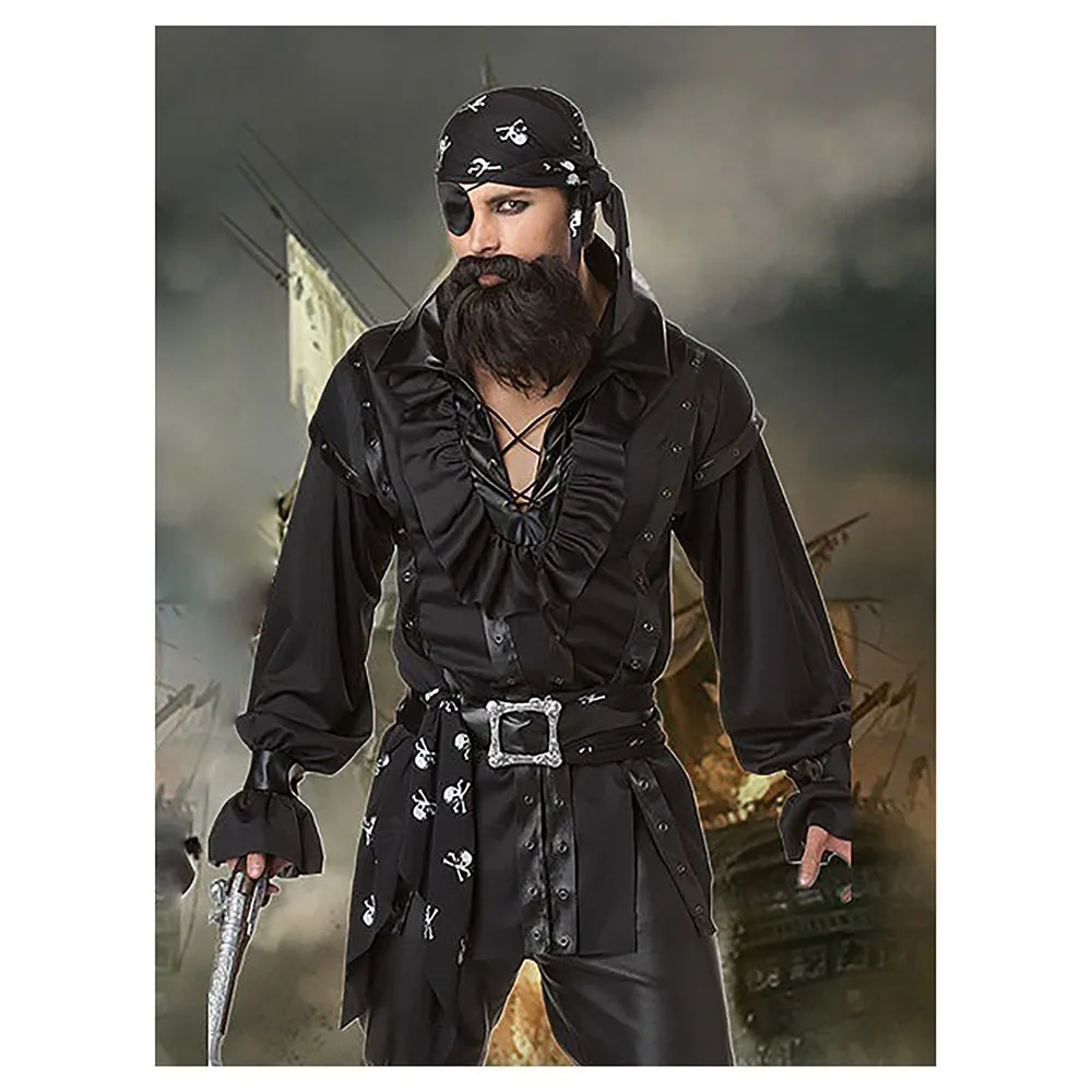 Black Pirates Adults Halloween Costume Dress Up