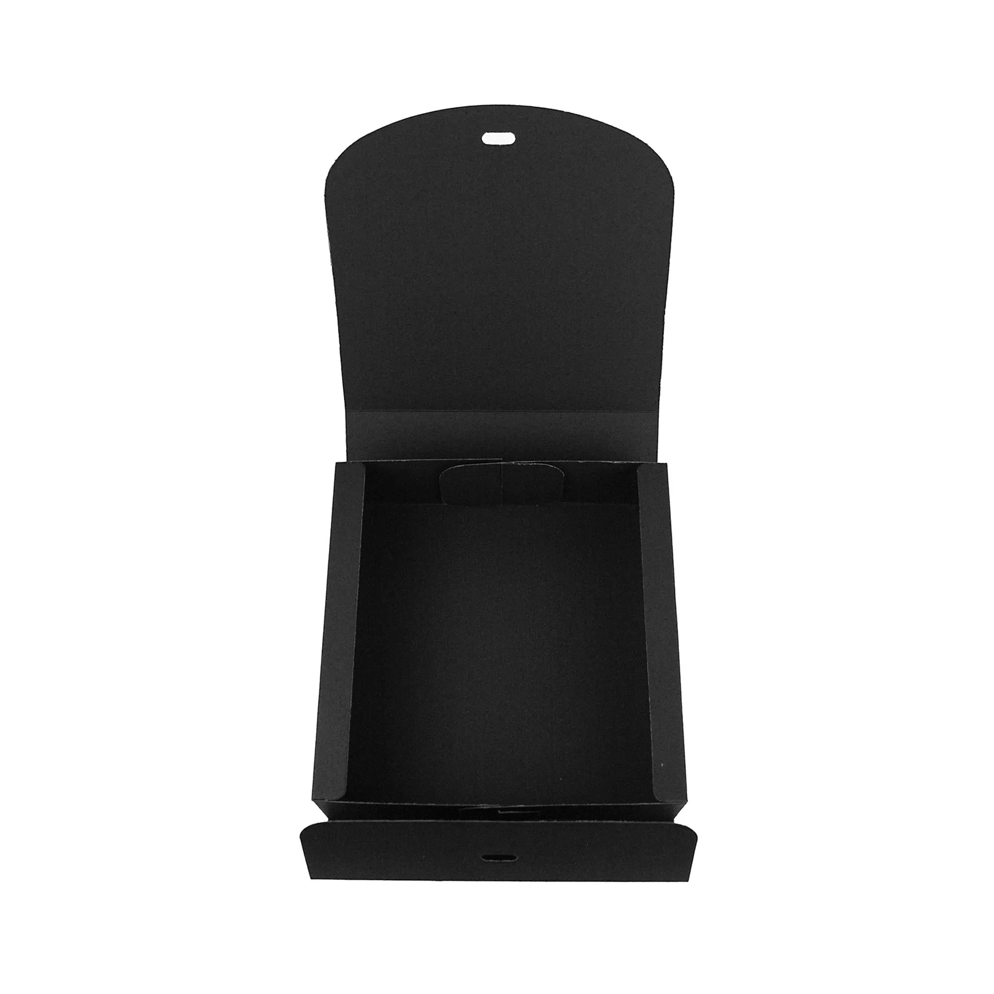 Black Top-Flap Style Kraft Boxes with Christmas Ribbon Pack of 12 (Sizes Available)