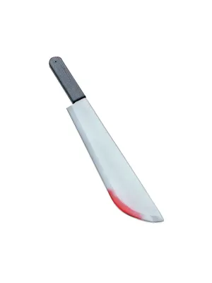 Blood Splattered Machete Costume Prop