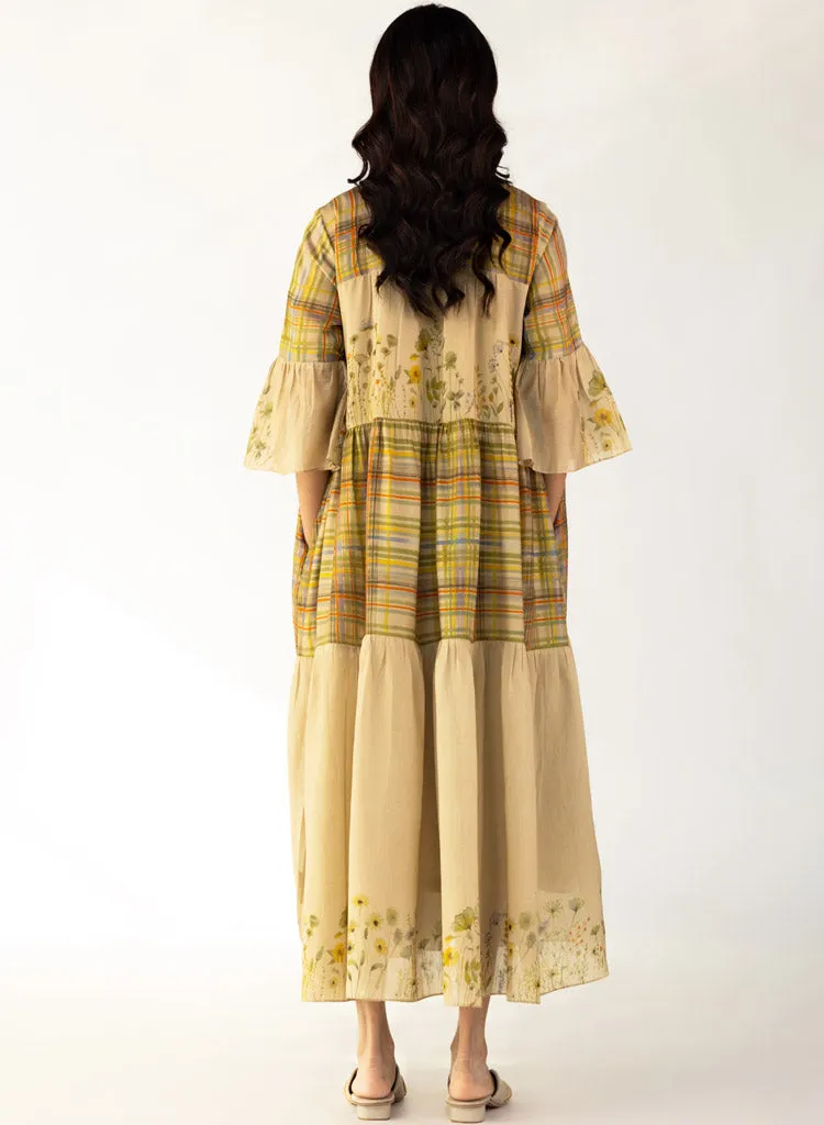 Bloom Check Dress