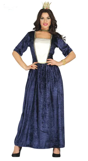 Blue Renaissance Maiden Dress Costume