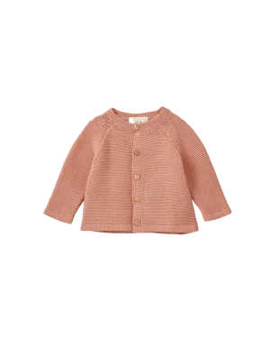CARDIGAN VILD RUST PINK