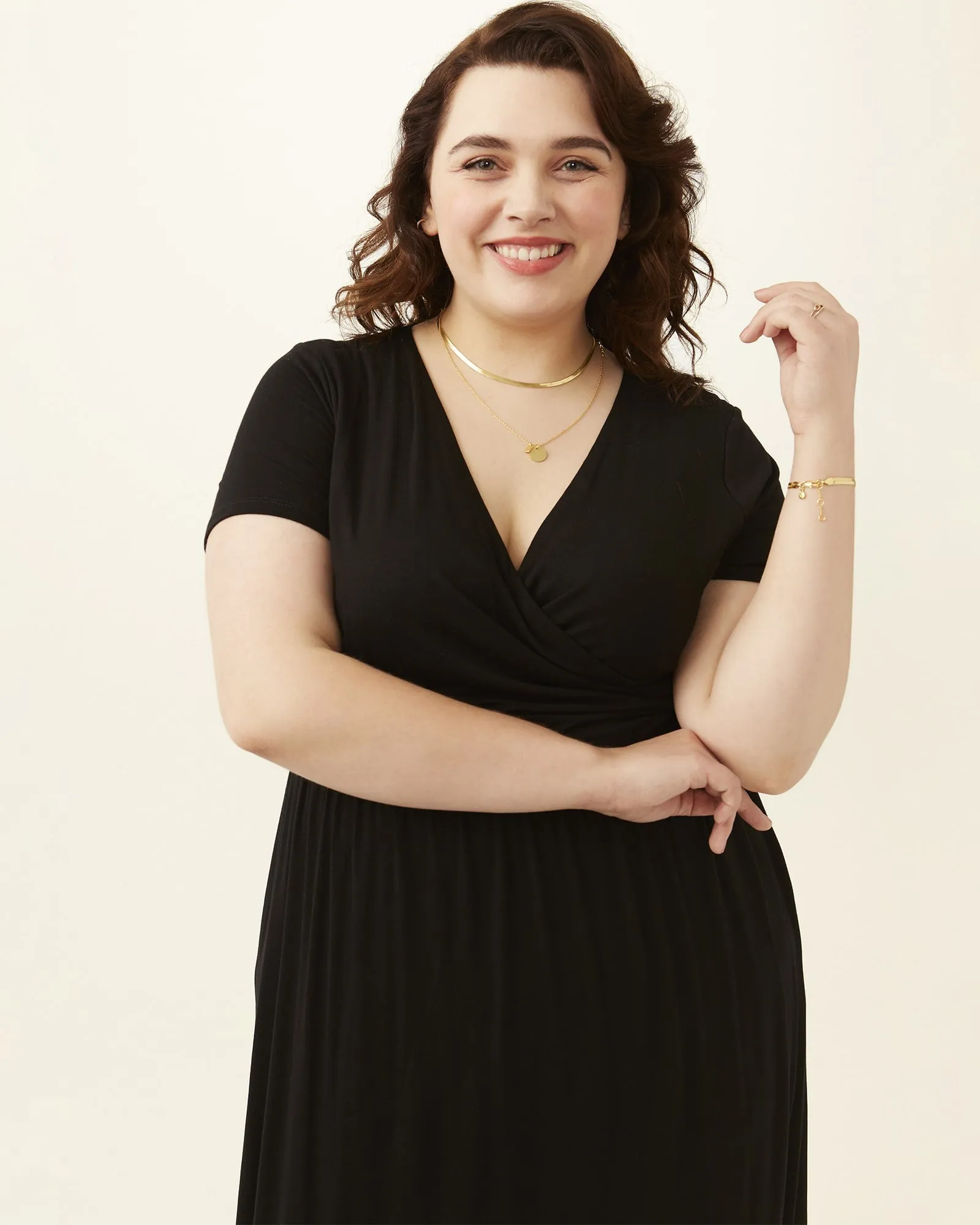 Carnation Wrap Maxi Dress | Black