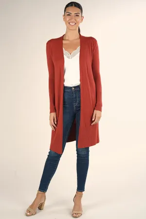 Classic Fit Long Sleeve Mid Length Duster