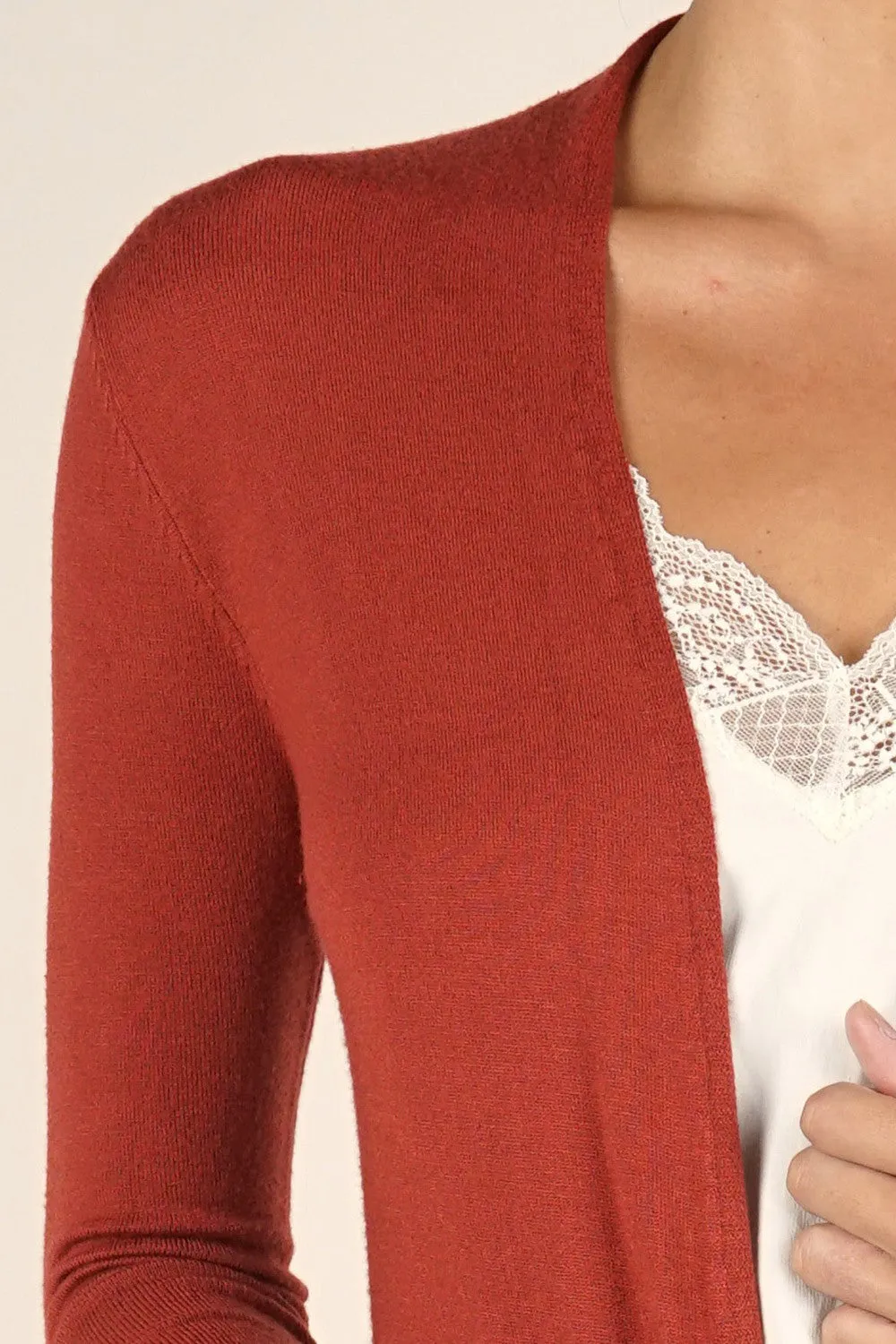 Classic Fit Long Sleeve Mid Length Duster