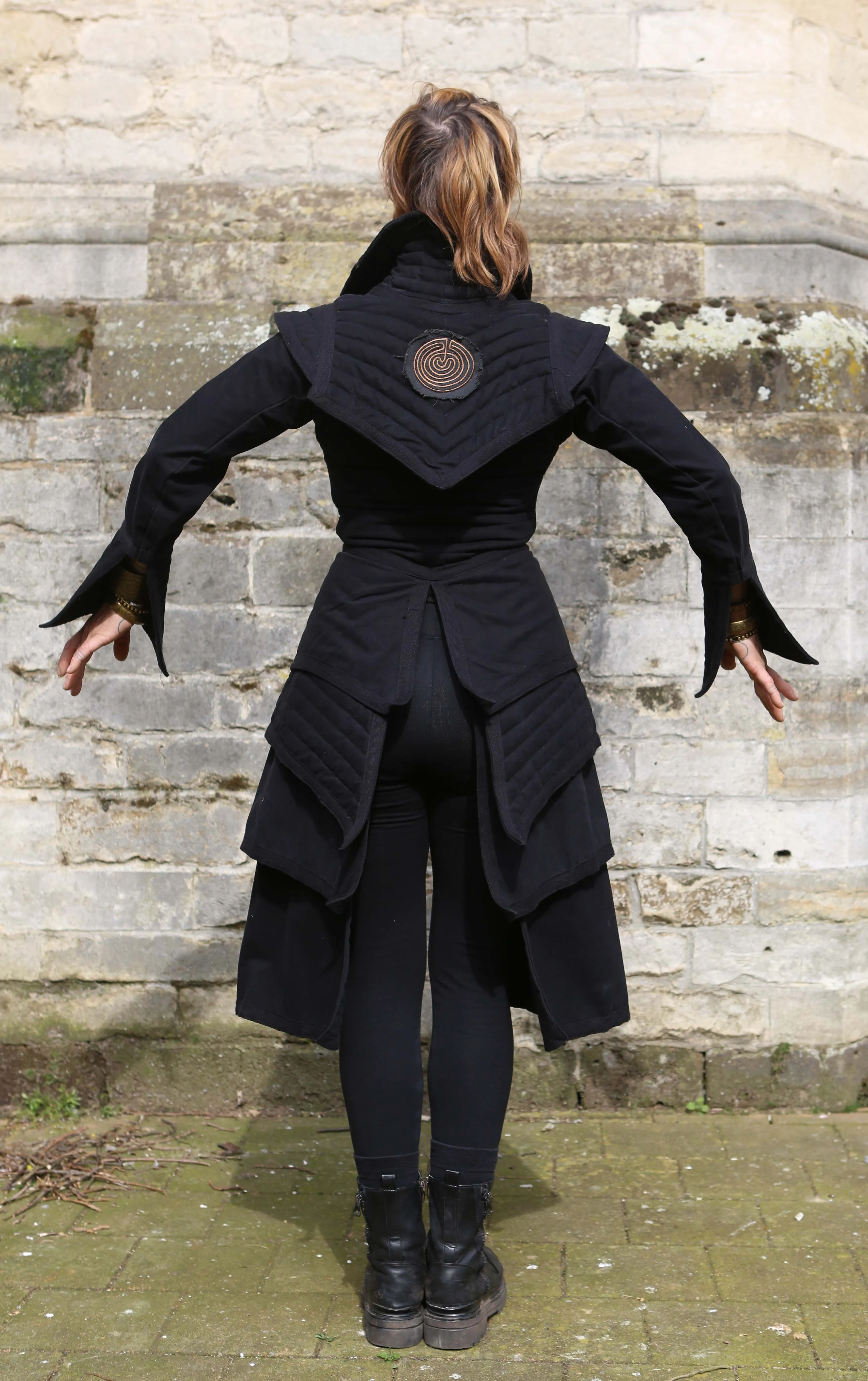 Coat warrior woman