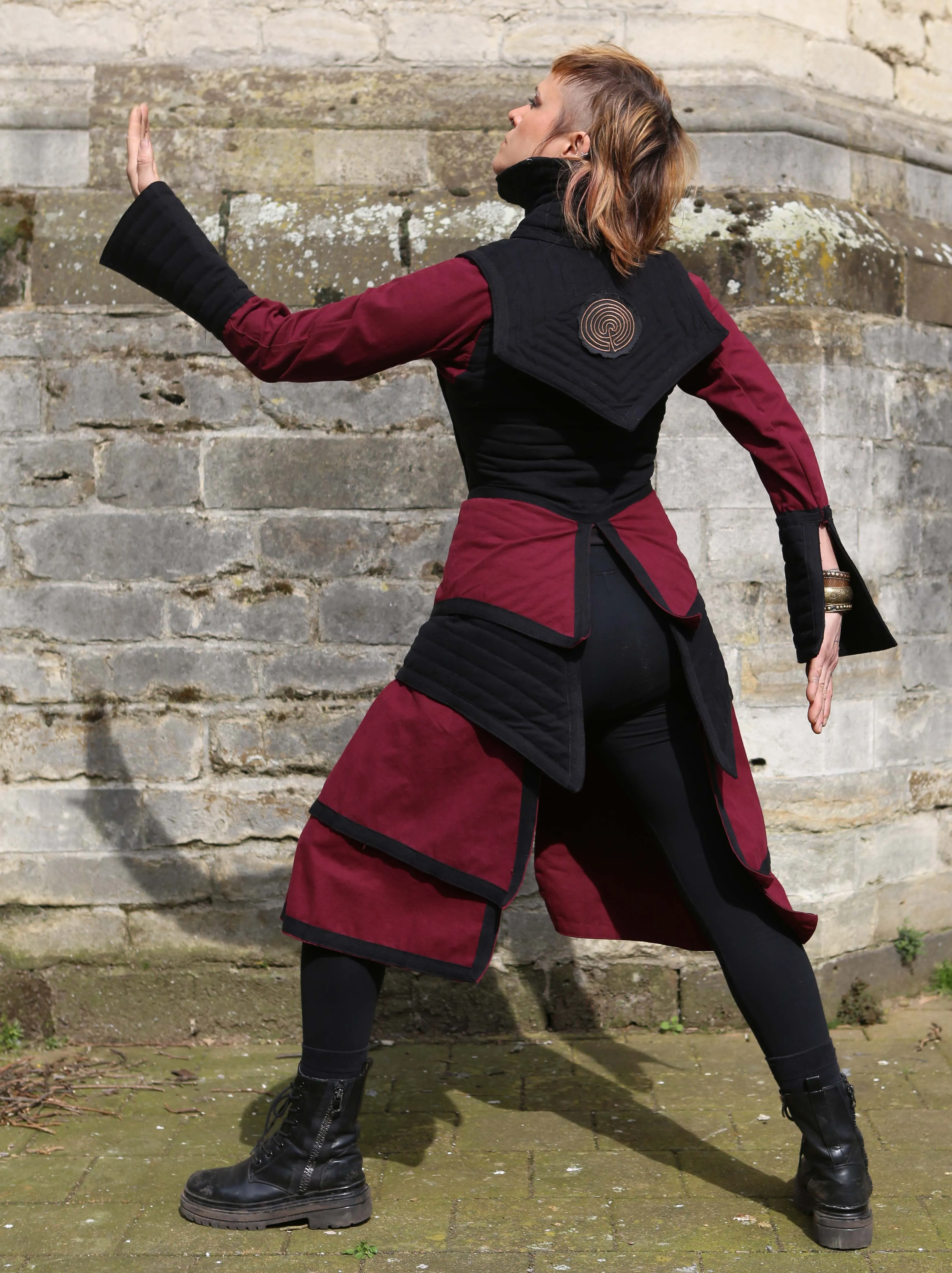 Coat warrior woman