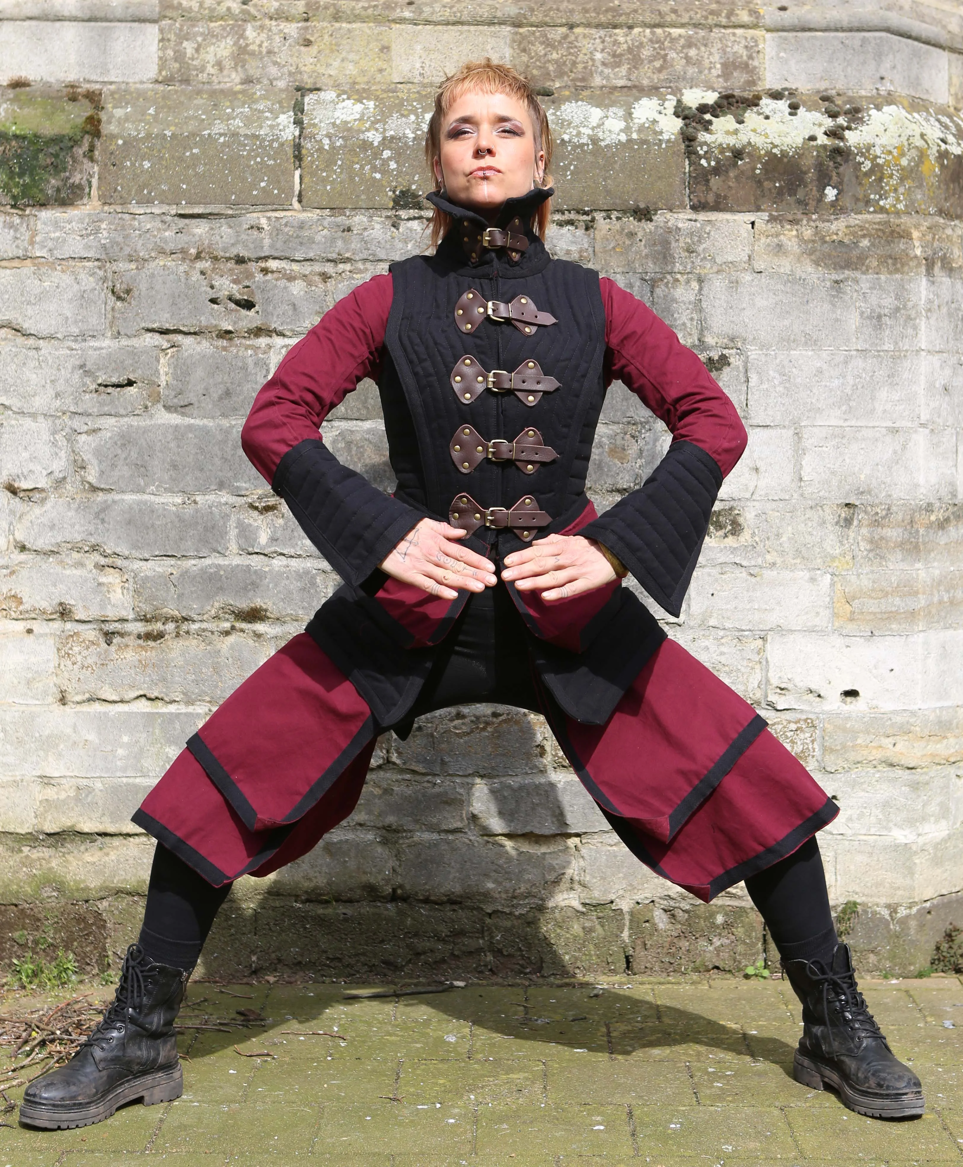 Coat warrior woman