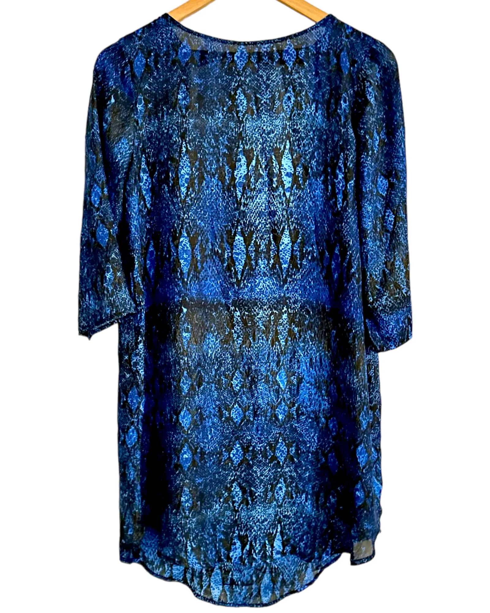Cool Winter Python Print Cutout Dress