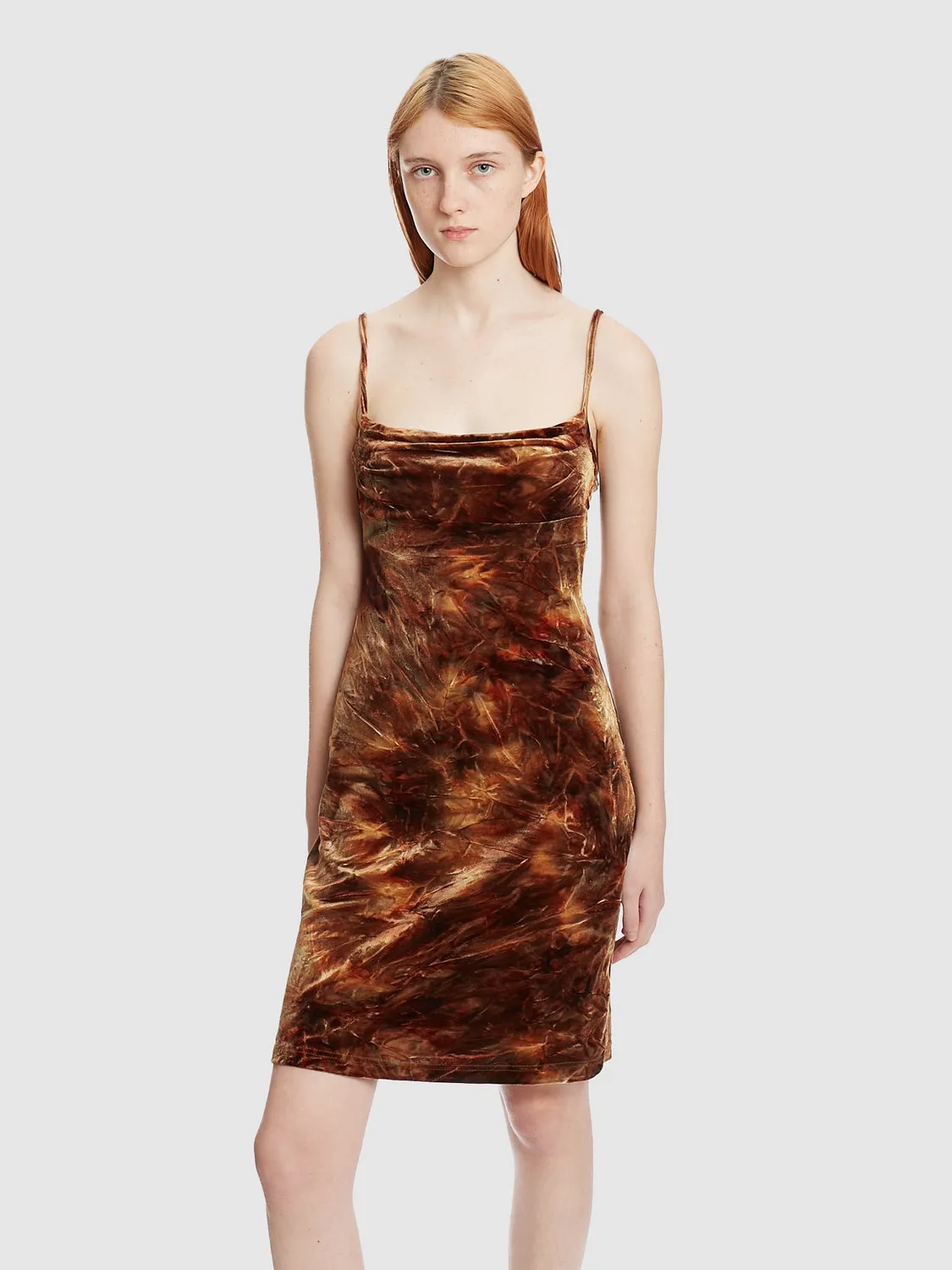 Crushed Velvet Mini Dress