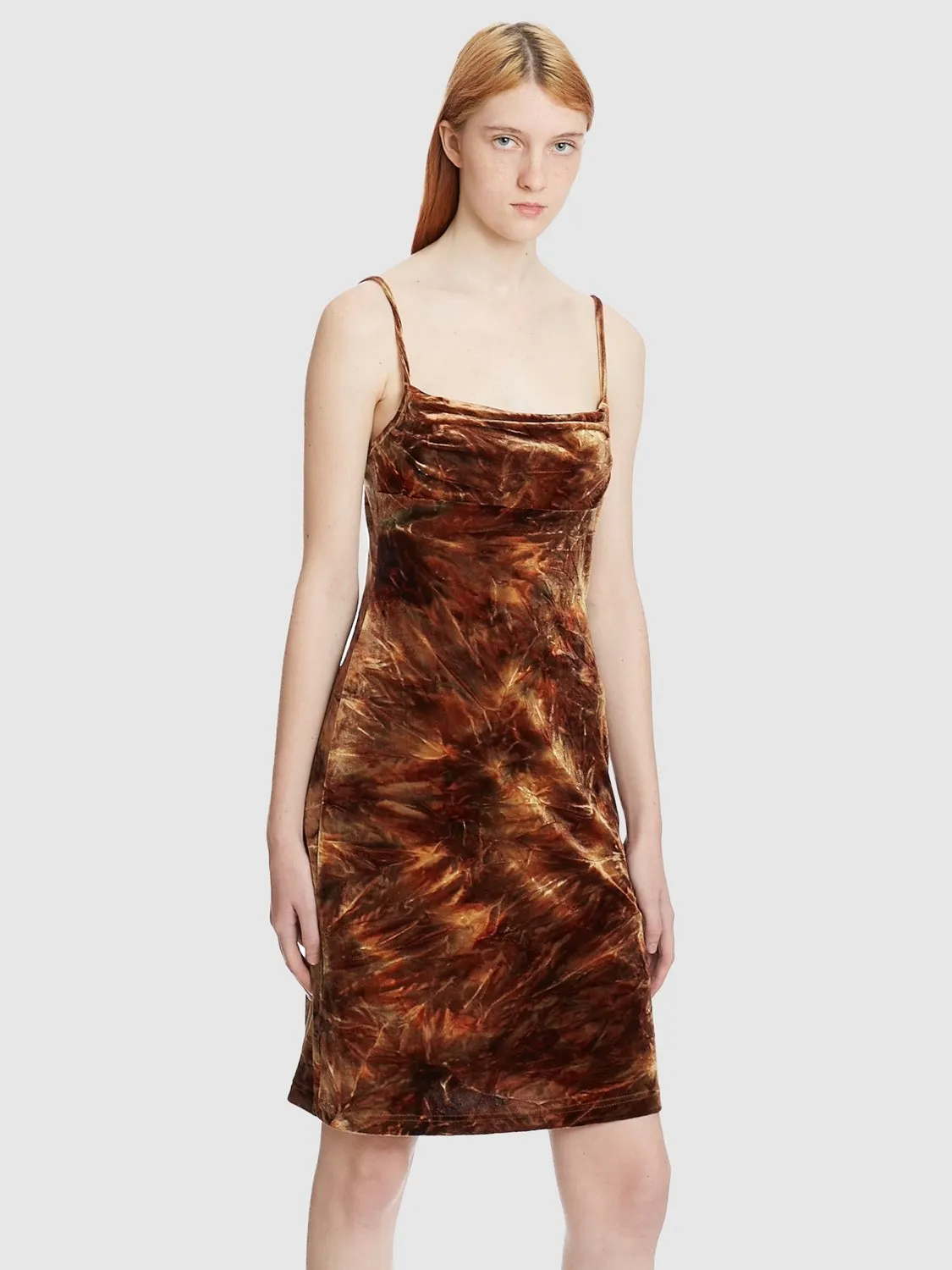 Crushed Velvet Mini Dress