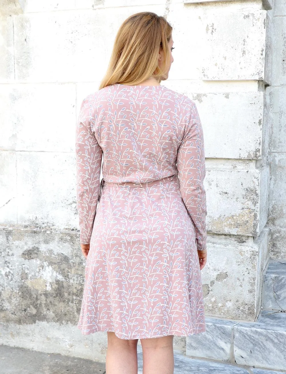 Daphne Organic Wrap Dress