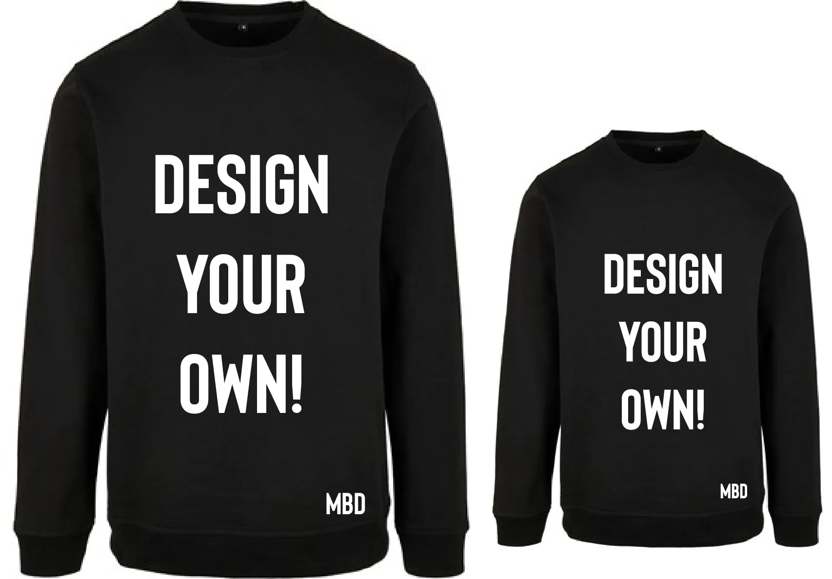 Design Your Own "Mini & Me" Sweater Set