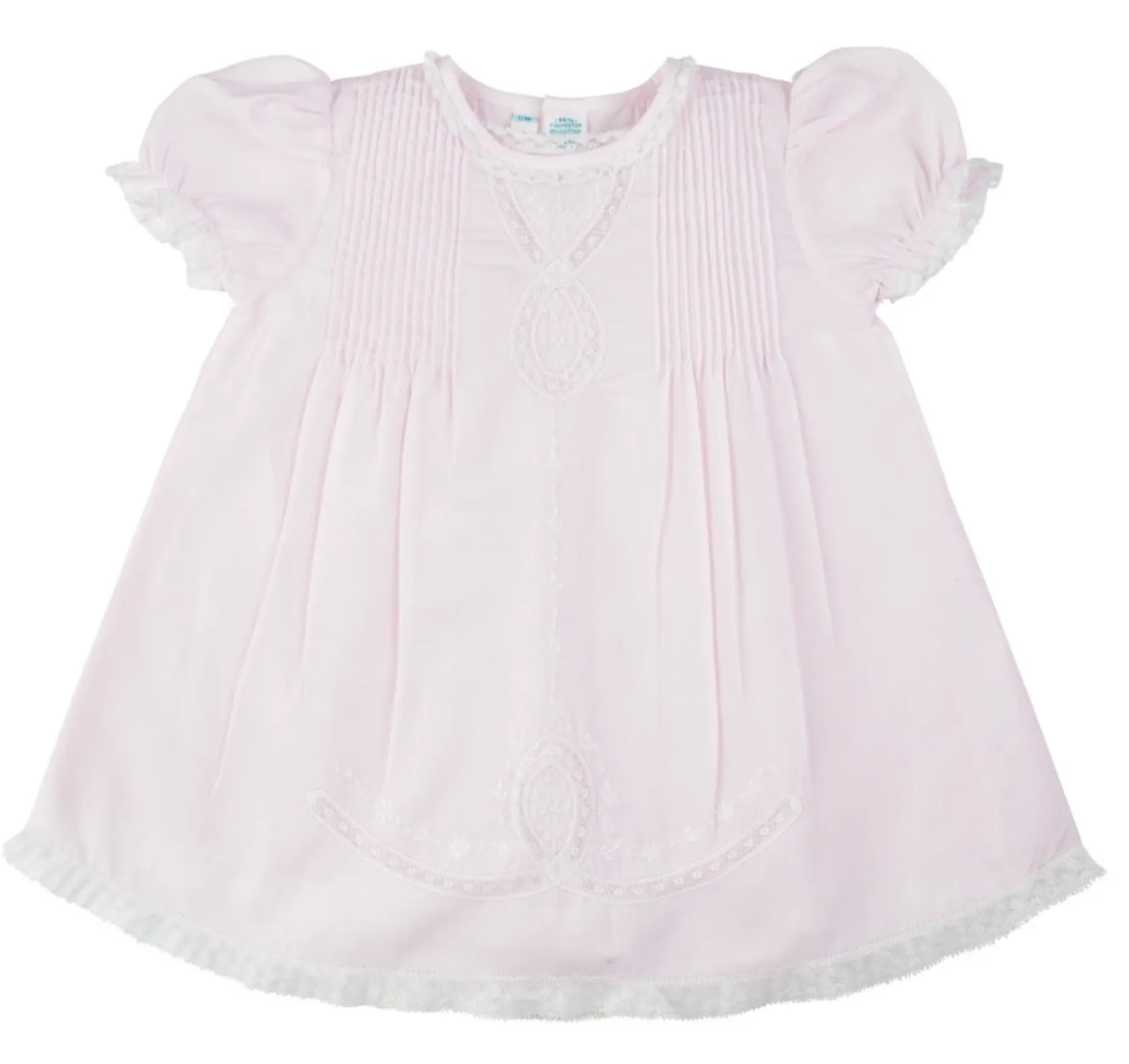 Detailed Lace Slip Dress Pink