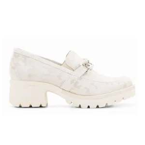 Dromedaris Kella Slip On Chunky Loafer (Women) - Ivory Camo