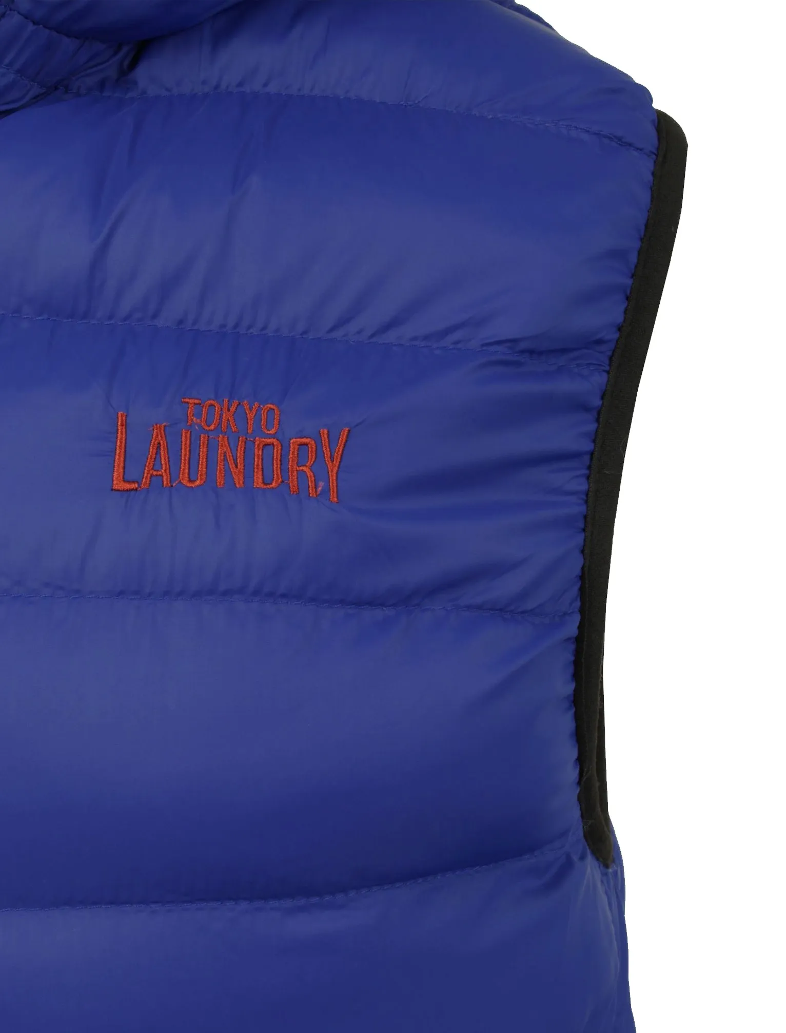 Gaviota Quilted Hooded Gilet in Sapphire - Tokyo Laundry