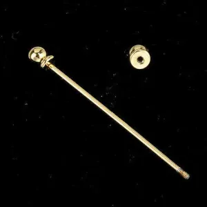 gold collar pin| 60s mod clothing gold shirt collar bar
