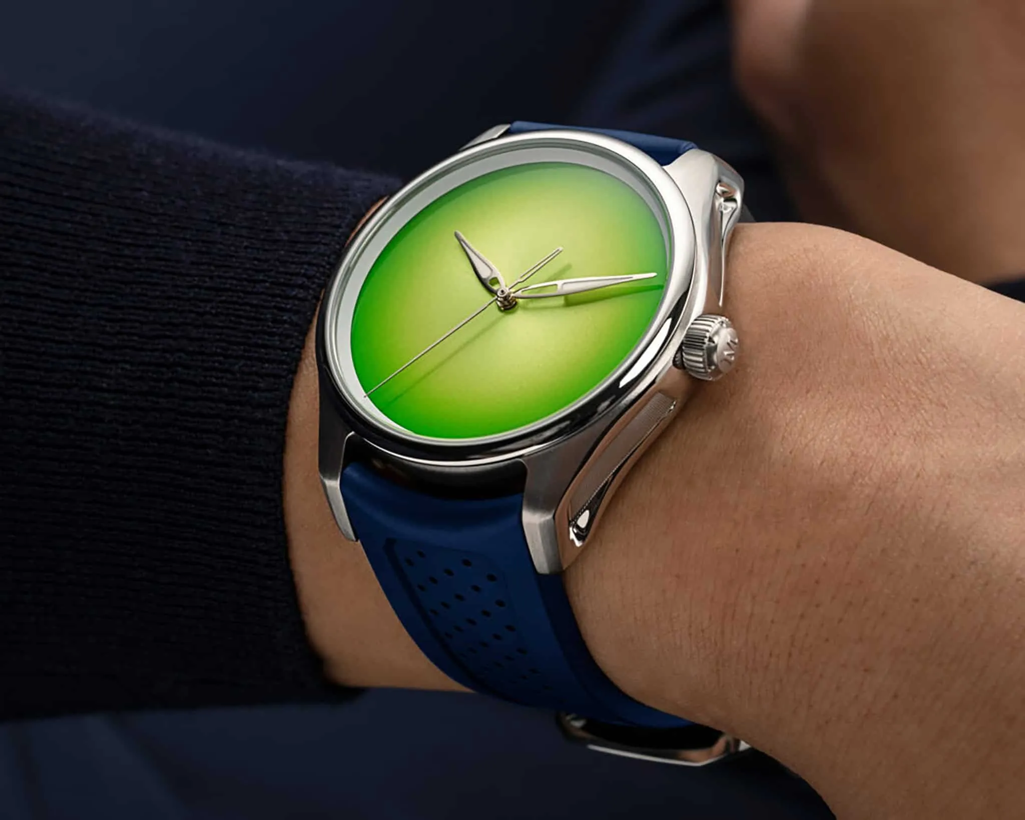 H. Moser & Cie. Pioneer Centre Seconds Concept Citrus Green Watch