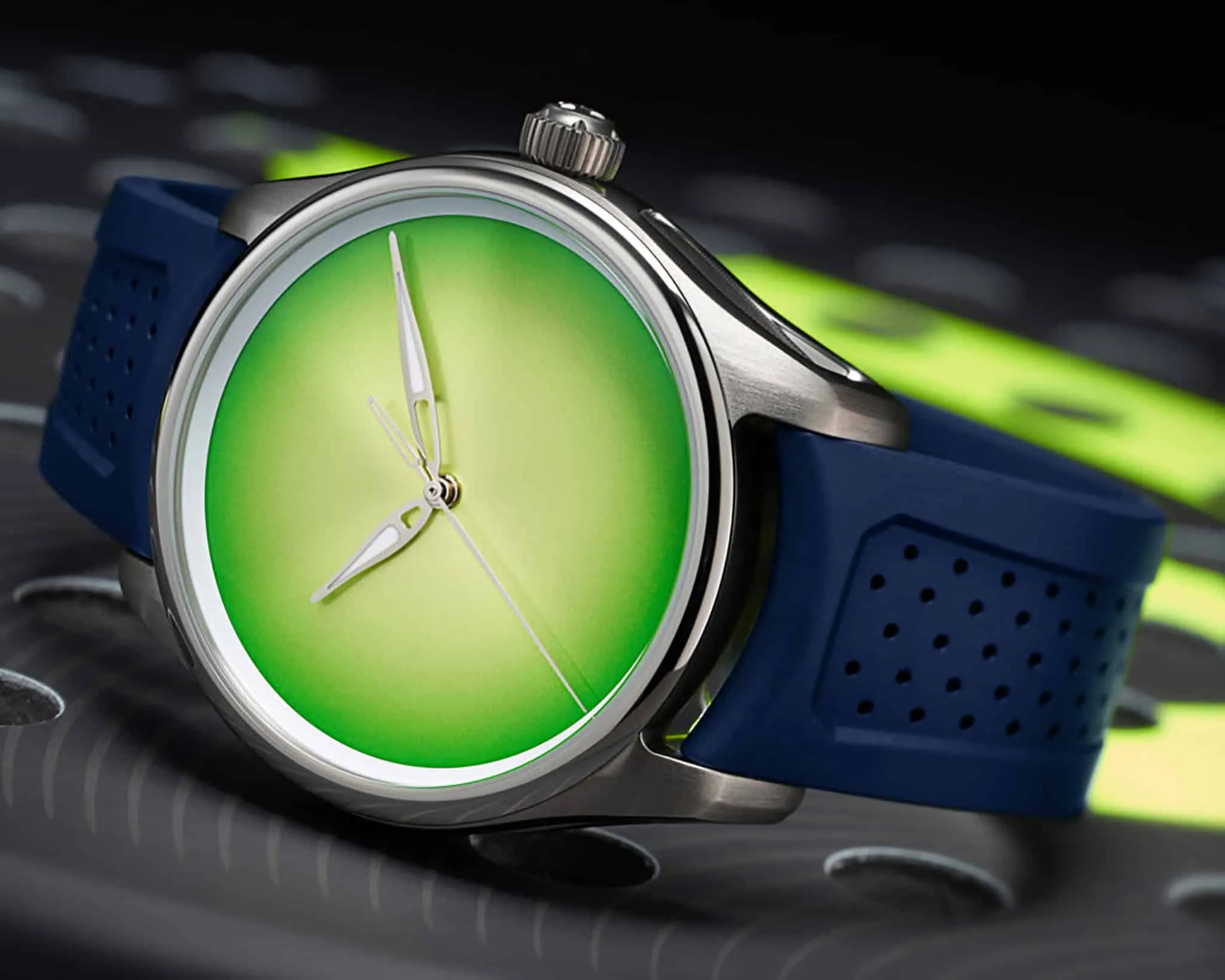 H. Moser & Cie. Pioneer Centre Seconds Concept Citrus Green Watch