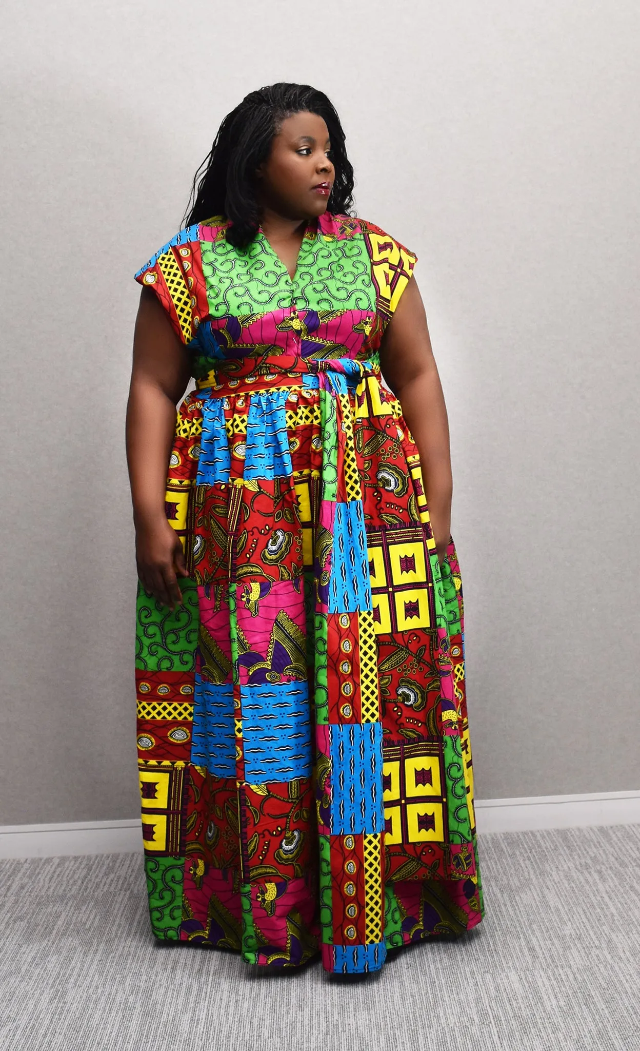 Infinity Ankara Dress - Chante