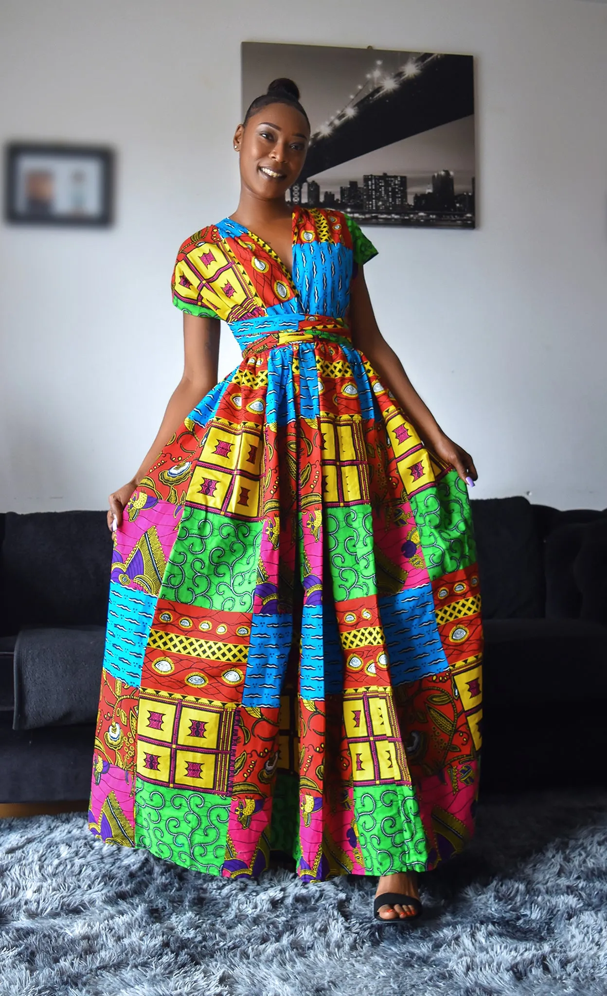 Infinity Ankara Dress - Chante