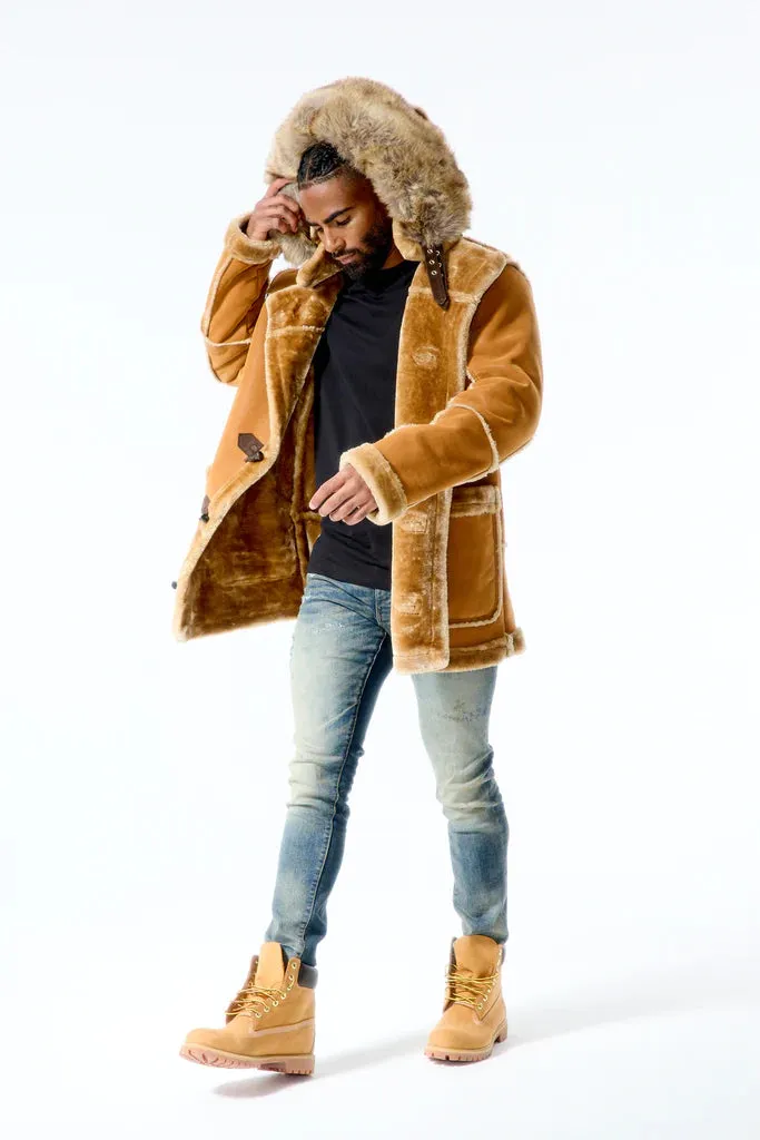 Jordan Craig DENALI SHEARLING JACKET (COGNAC)