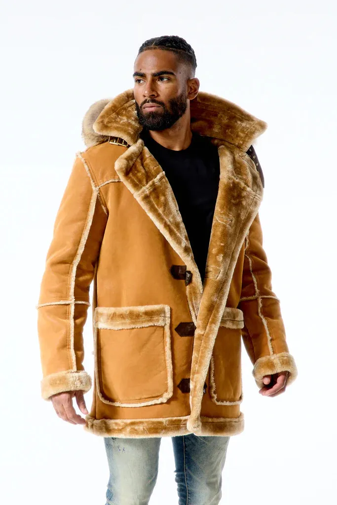 Jordan Craig DENALI SHEARLING JACKET (COGNAC)