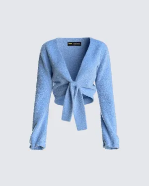 Julia Sweater Knit Tie Front Top
