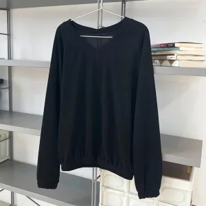 Knitting Loose Sweater For Women V Neck Long Sleeve Causal Minimalist Sweater Female Fashion Autumn Clothing
