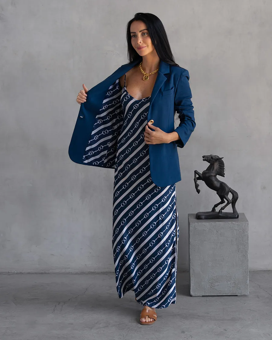 Lennon Zipslip™️ Dress All Over Horsebit Print