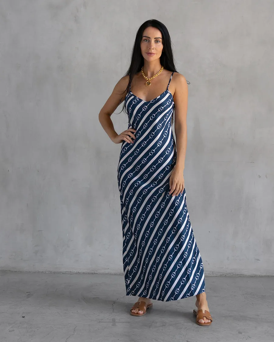 Lennon Zipslip™️ Dress All Over Horsebit Print