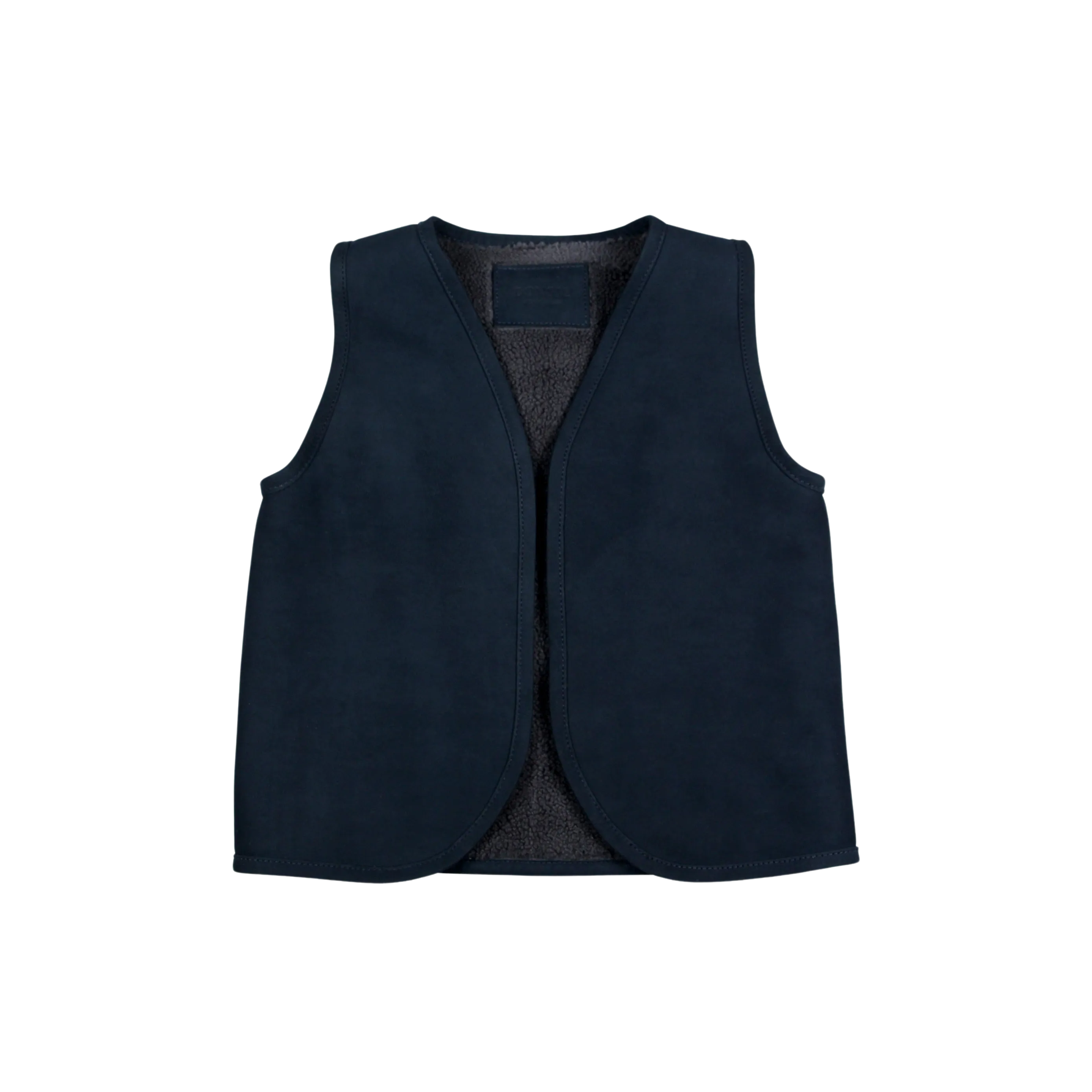 Lige Gilet | Snowman | Navy Nubuck