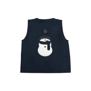 Lige Gilet | Snowman | Navy Nubuck