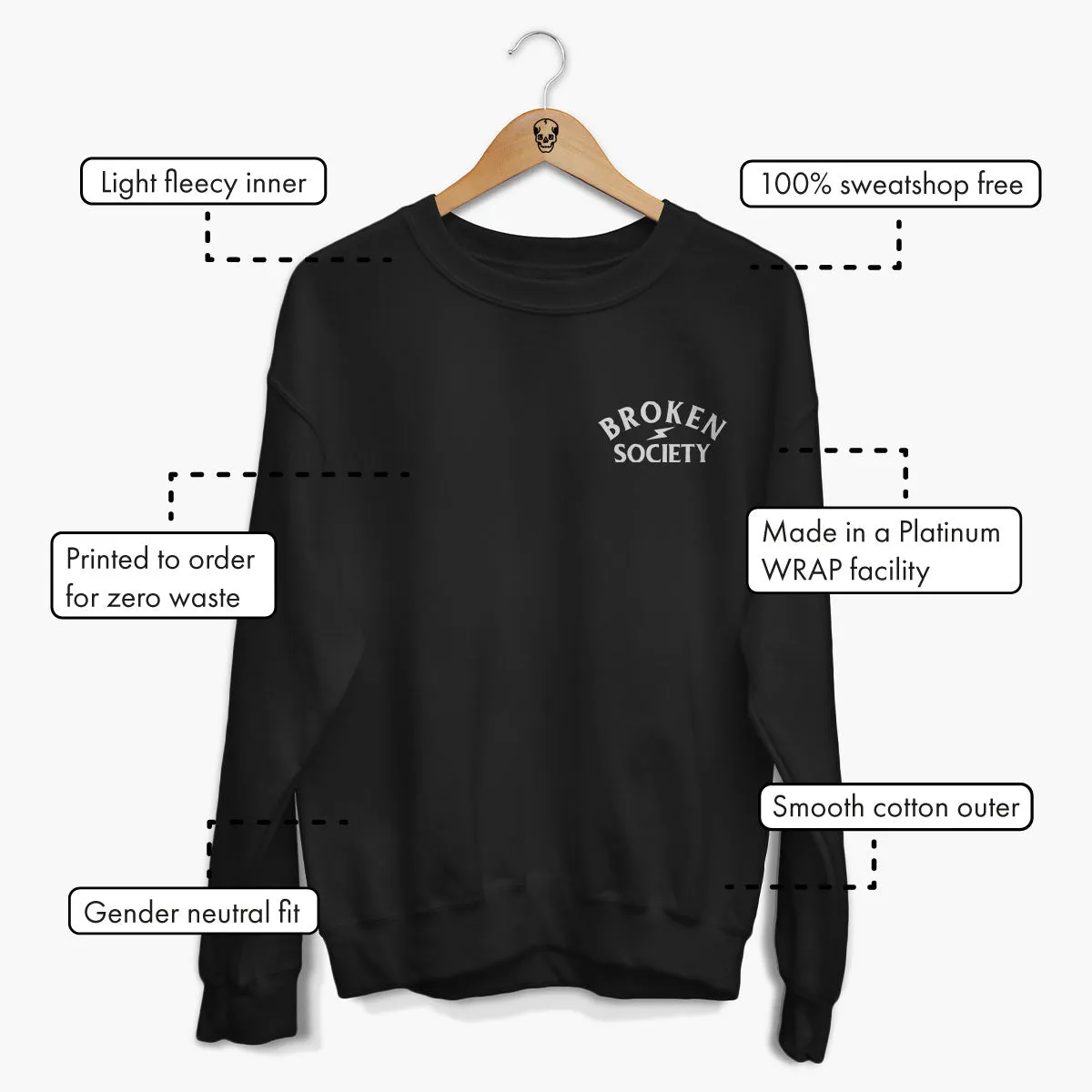 Live Fast Eat Trash Sweatshirt (Unisex)