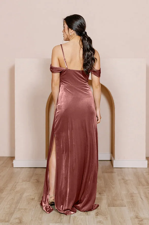 London Convertible Velvet Dress | Made To Order