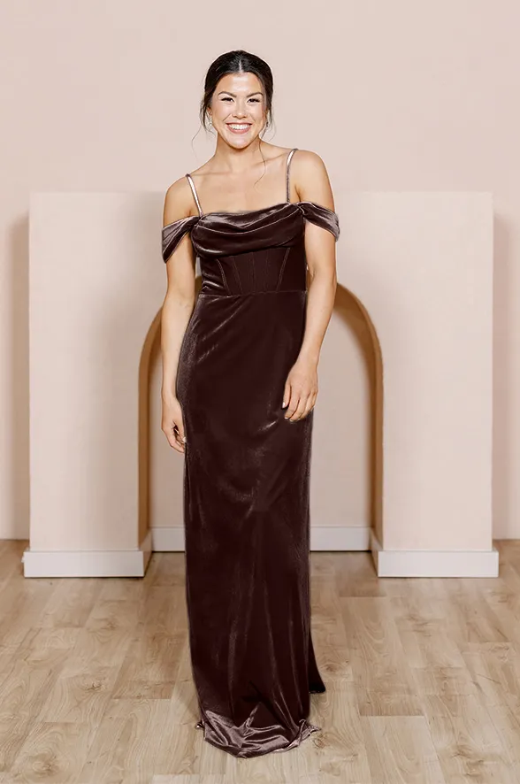 London Convertible Velvet Dress | Made To Order