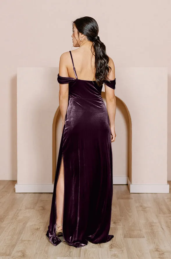London Convertible Velvet Dress | Made To Order