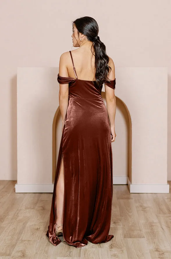 London Convertible Velvet Dress | Made To Order