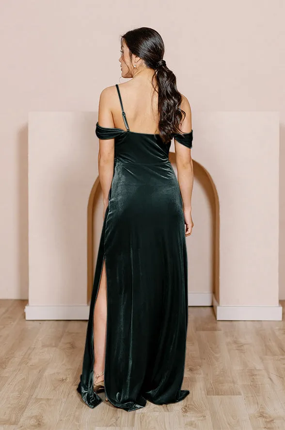 London Convertible Velvet Dress | Made To Order